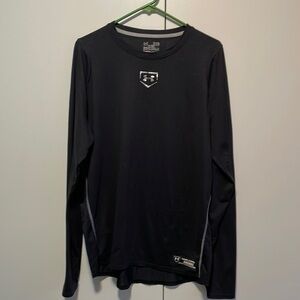 Under Armour dri fit basketball black king sleeve shirt size XL